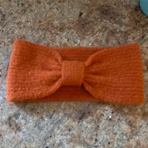Orange head band beanie